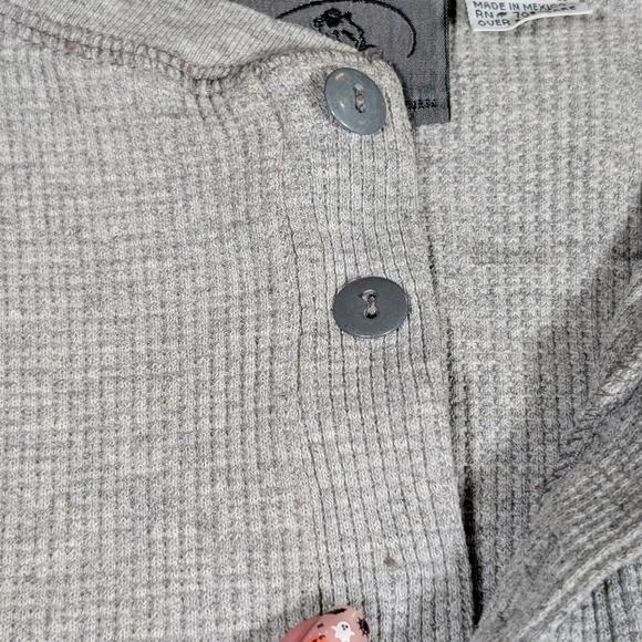 Vintage 90's Camel Cigarette Thermal Henley Top - Picture 3 of 4